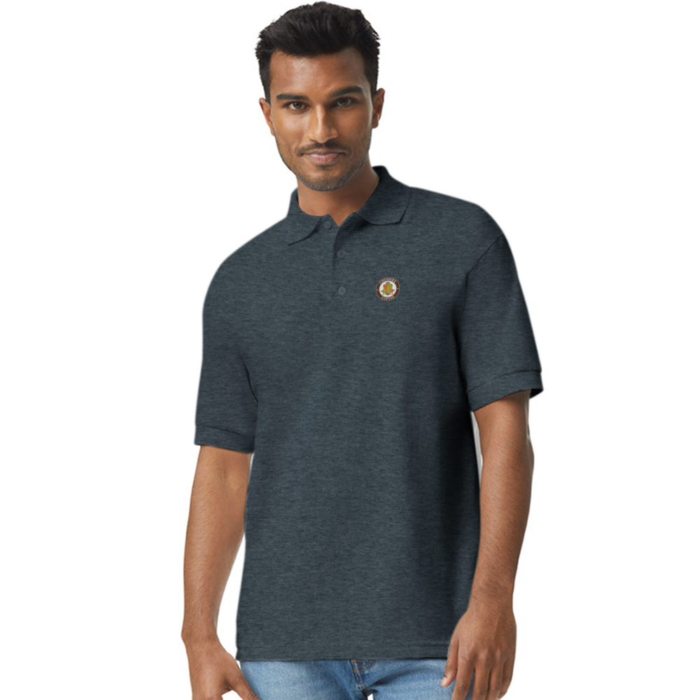 Blended Polo - deep heather