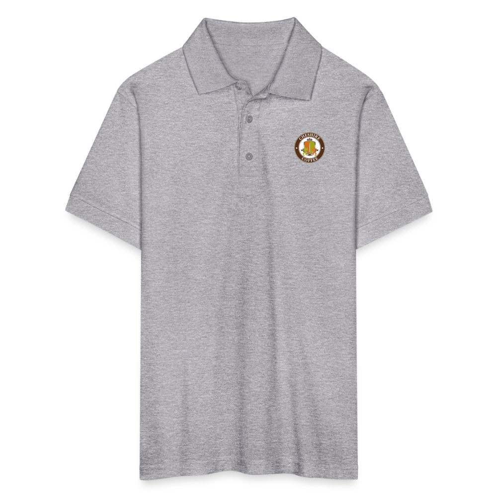 Blended Polo - heather gray